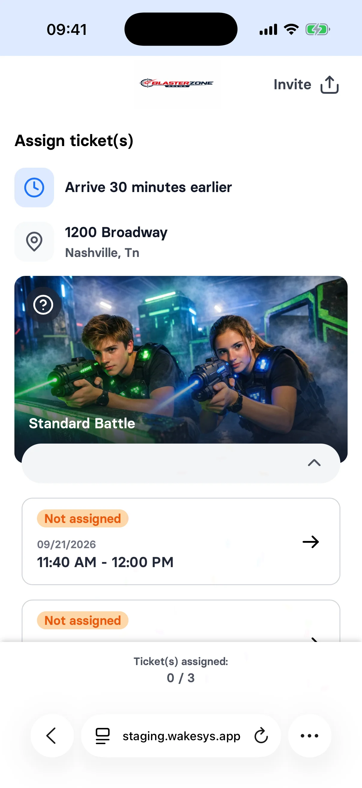 Group booking and ticket claiming - 1