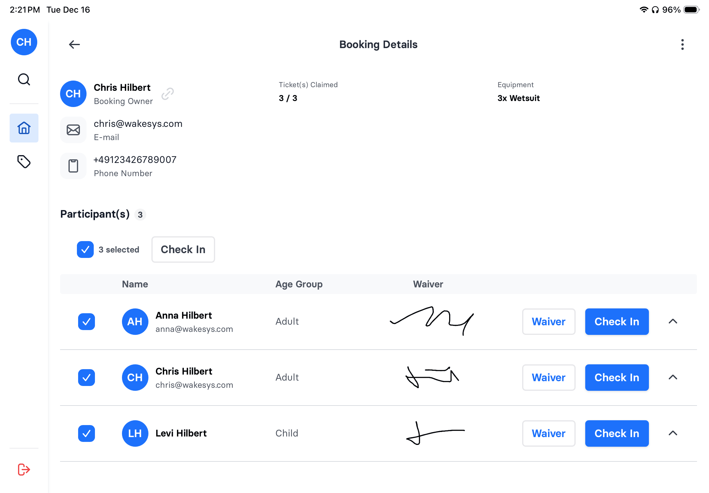 POS daily manifest view - step 3