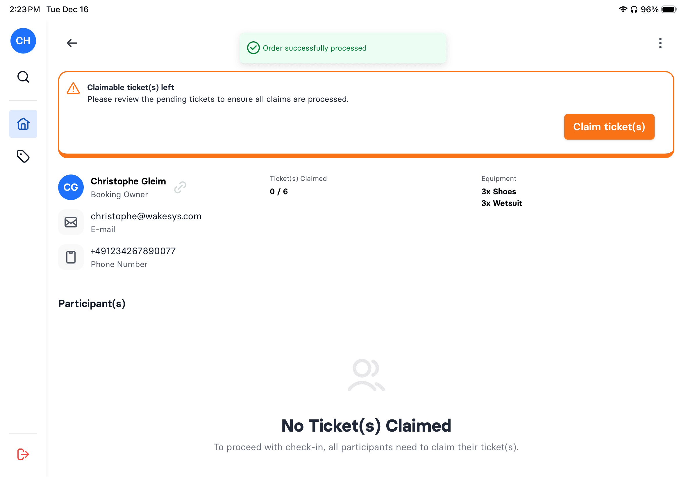 POS daily manifest view - step 7