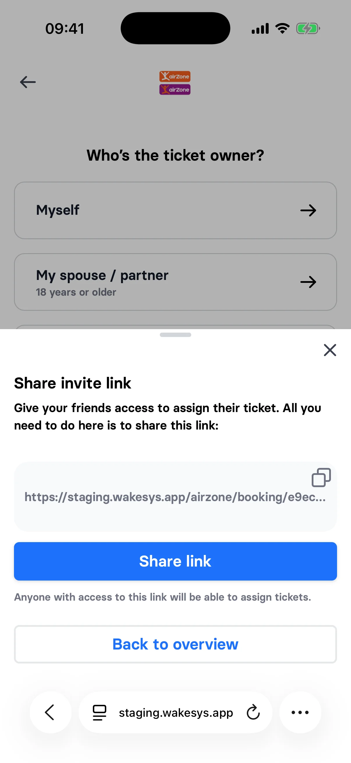 Group booking and ticket claiming - 3